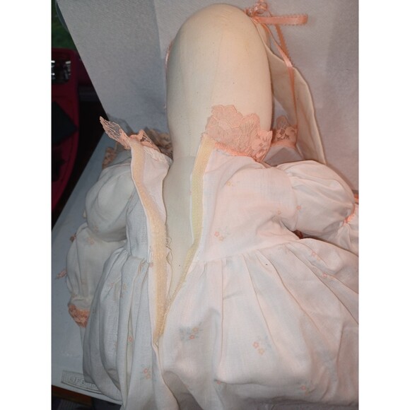 24' HandMade Beautiful Cloth Bunny Rabbit in lace dress pantaloons & shoes ! - Picture 11 of 13
